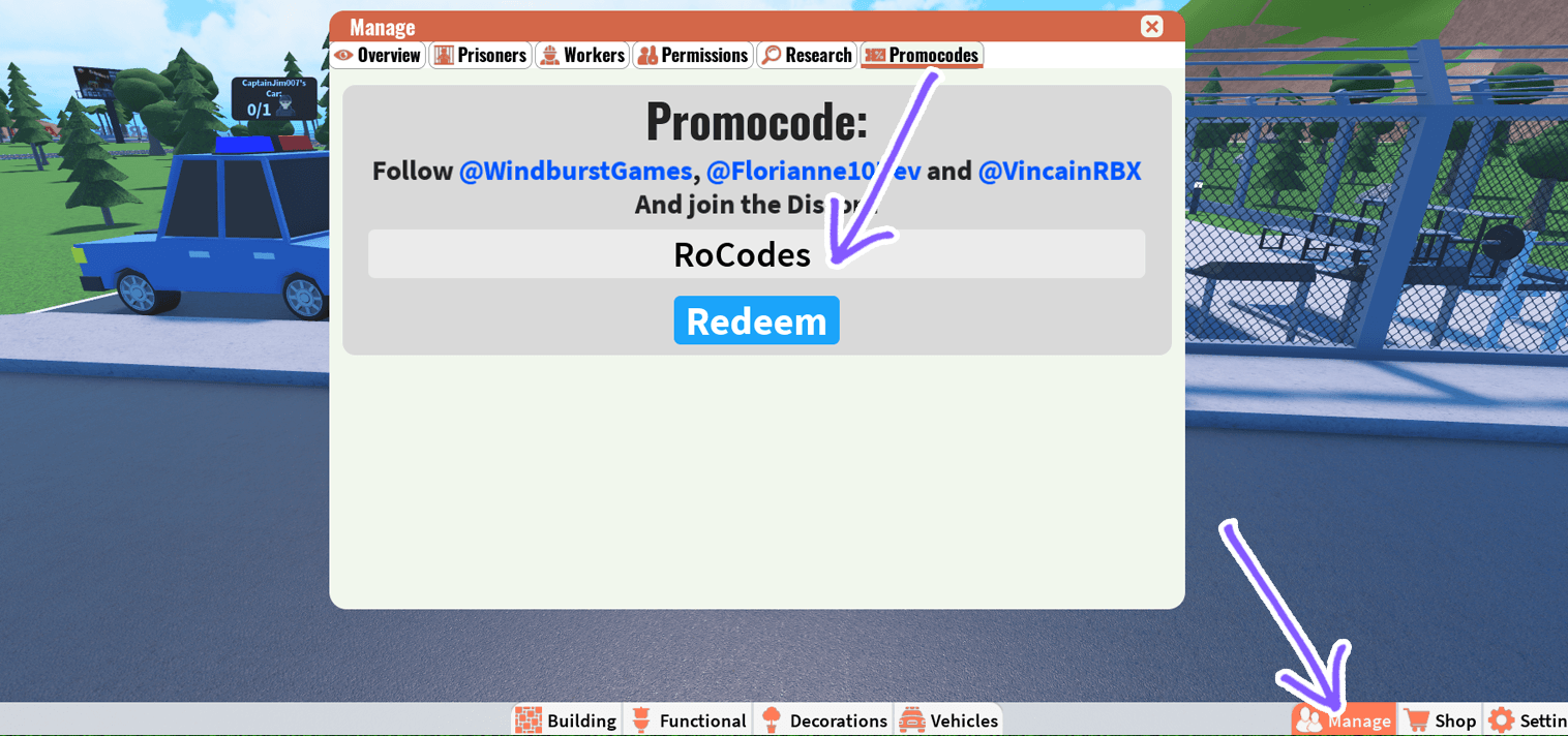 My Prison Codes February 2026 Rocodes